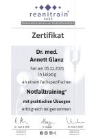 ZertifikateNotfalltrainingPraxisGlanz